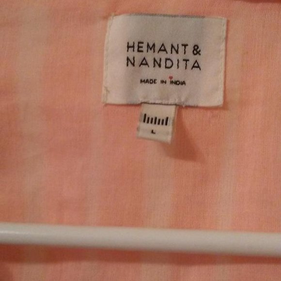 Hemant and Nandita Tie Front Tassel Cover Up Top - Picture 4 of 4